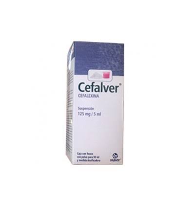 CEFALVER SUSP. Fco. 90 ML. 125 MG/5 ML.