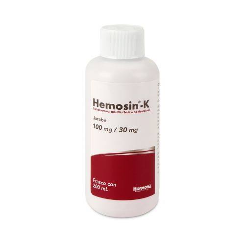 HEMOSIN-K JARABE Fco. 200 ML. 100-30 MG/100 ML.