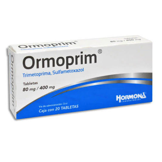 ORMOPRIM c/20 TABS. 80/400 MG.