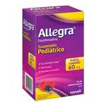 ALLEGRA SUSP. Pediátrico Fco. 150 ML. 600 MG/100 ML.