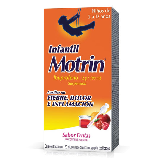 MOTRIN INFANTIL SUSP. Fco. 120 ML. 2 G/100 ML.