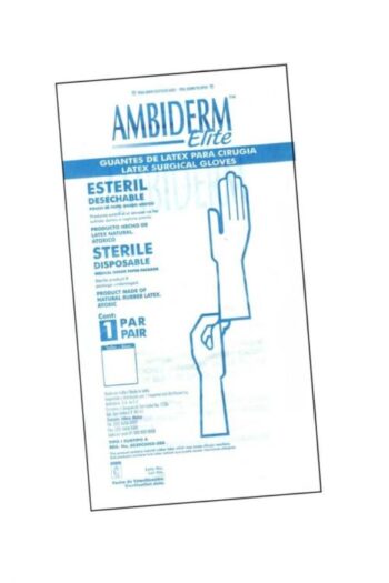 AMBIDERM Elite GUANTES LTX CIRUGÍA Estéril Talla 6-1/2 c/1 PAR.