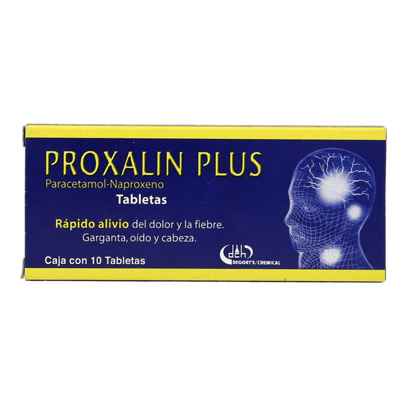 PROXALIN PLUS c/10 TABS. 300/250 MG.