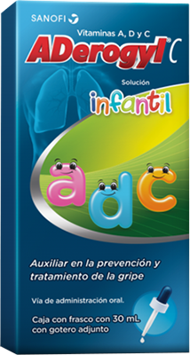 ADEROGYL-C SOL. Infantil Fco. Gotero 30 ML. 275.000-1.000-6000 MG/100 ML.