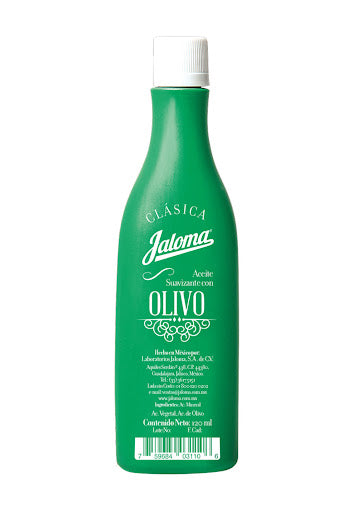 ACEITE SUAVIZANTE c/OLIVO (Jaloma) Fco. 120 ML.